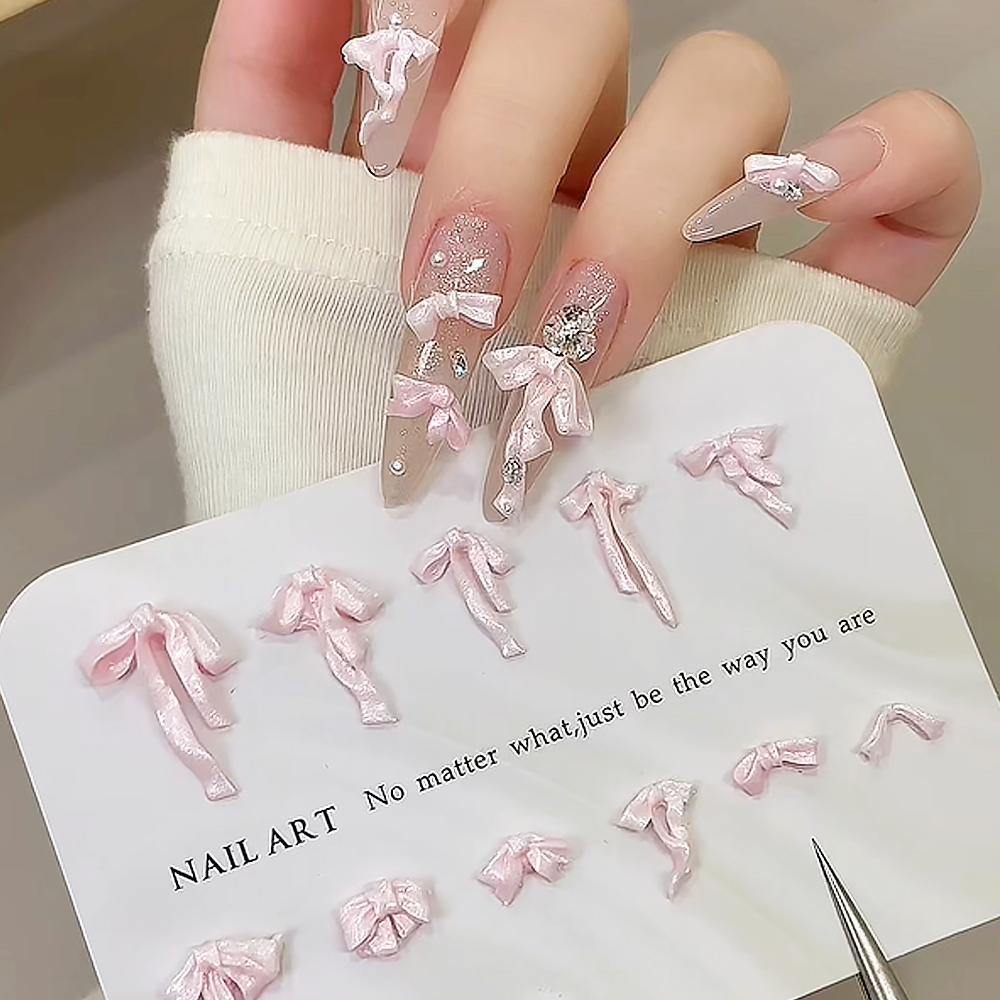 50 stuks roze 3D zachte gegrav - Nail Art Pink Soft recensie en prijs