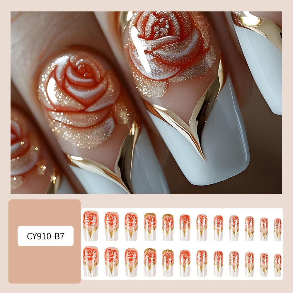 Witte Franse Tip Druk op Nagel - Nail Art French Nails recensie en prijs
