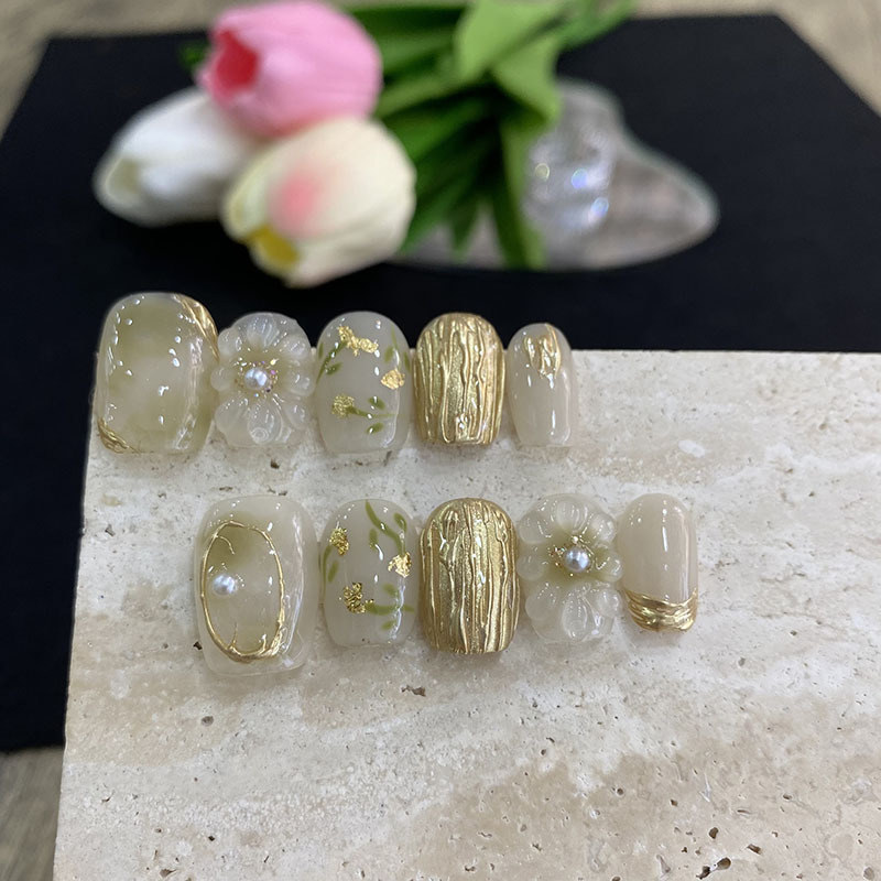 10 stuks vlinderbloem nepnagel - Nail Art French Nails recensie en prijs