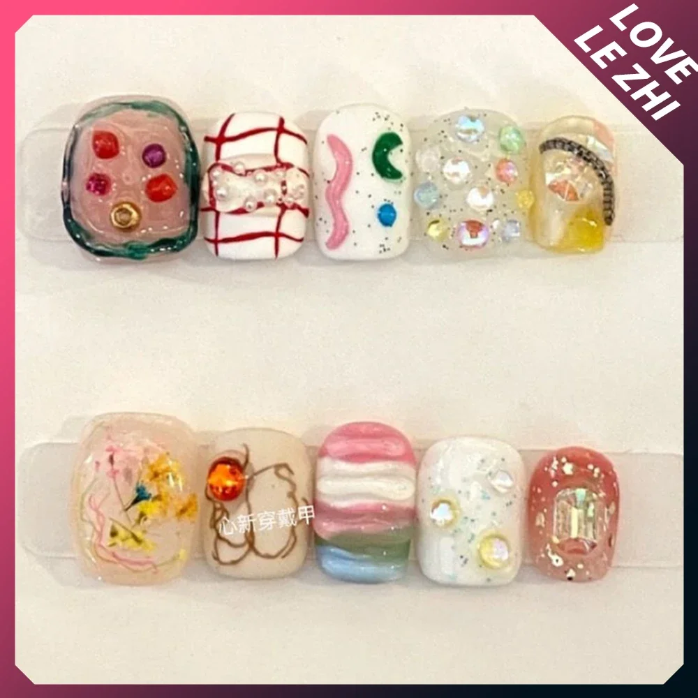 10 stuks diy creativiteit grap - Nail Art Xs recensie en prijs