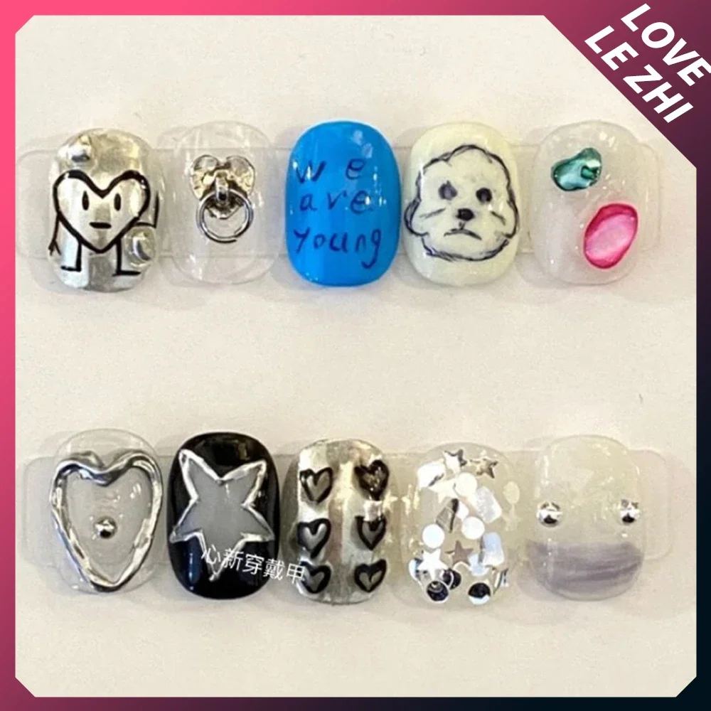 10 stuks diy creativiteit grap - Nail Art Xs recensie en prijs