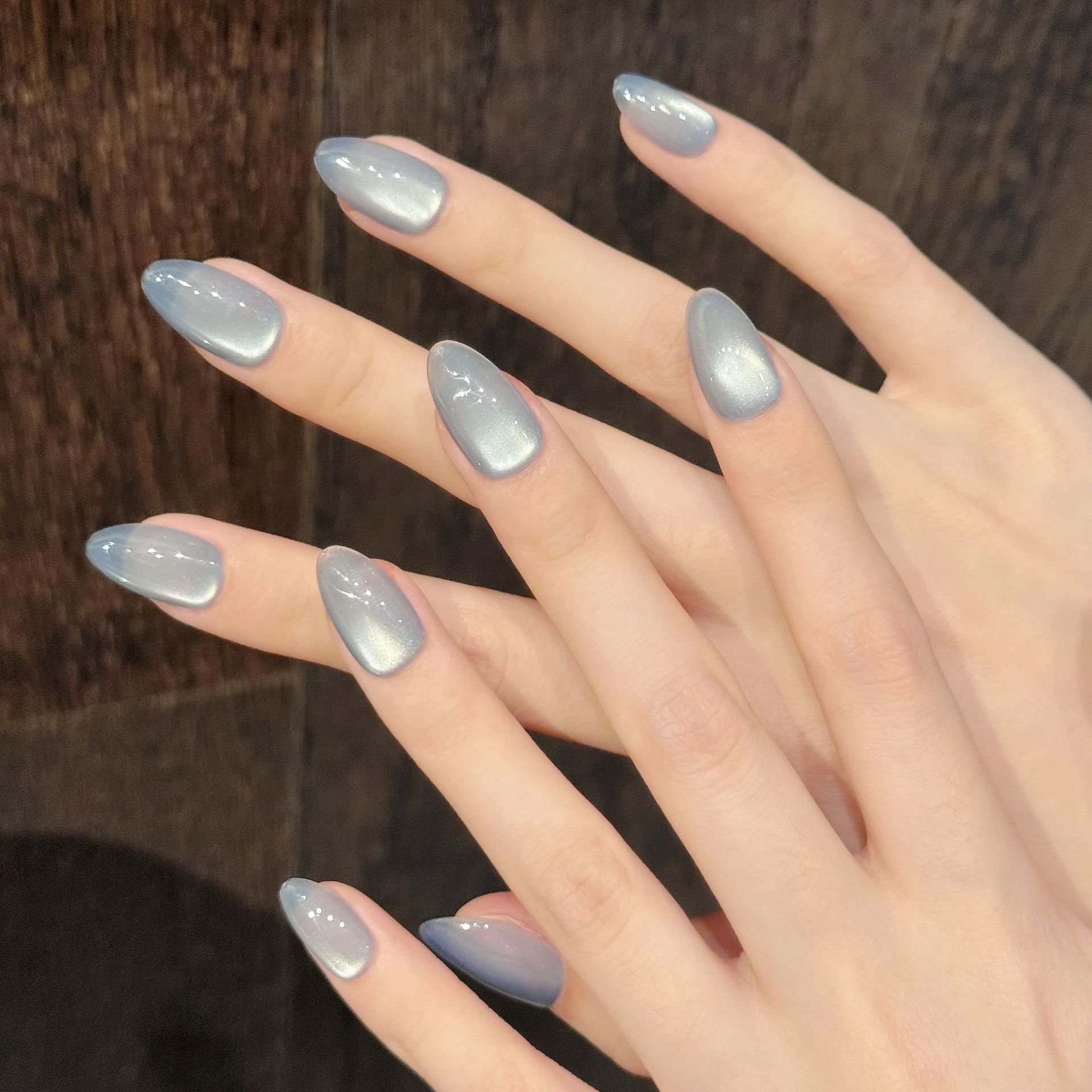 10 stuks blauwe kattenoog Fran - Nail Art French Nails recensie en prijs