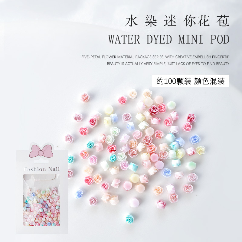 100 STKS Mini 3D Acryl Bloem N - Nail Art Xs recensie en prijs