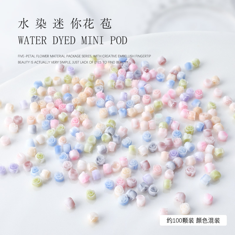 100 STKS Mini 3D Acryl Bloem N - Nail Art Xs recensie en prijs
