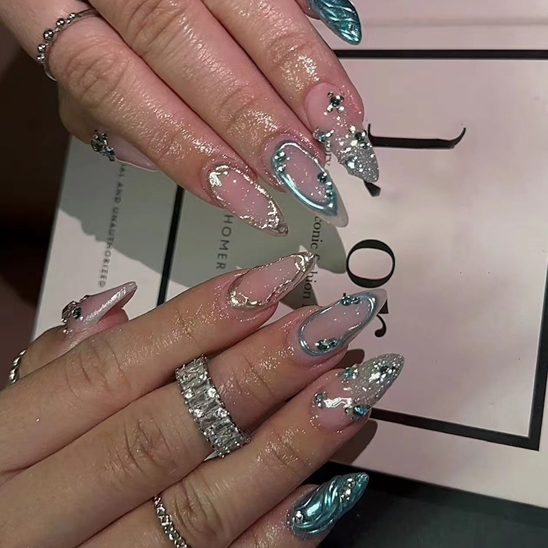 24 stuks middellange Franse am - Nail Art Xs recensie en prijs
