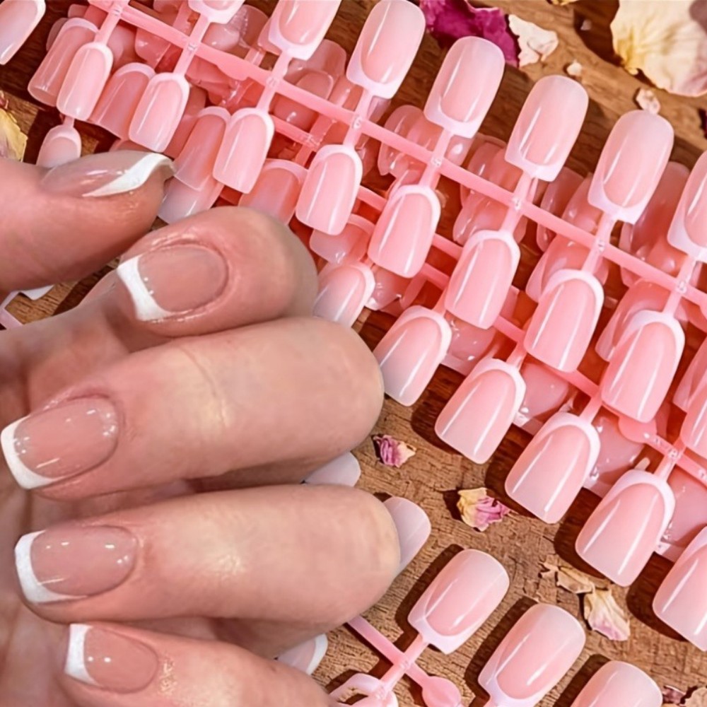 120 stuks korte vierkante Fran - Nail Art French Nails recensie en prijs