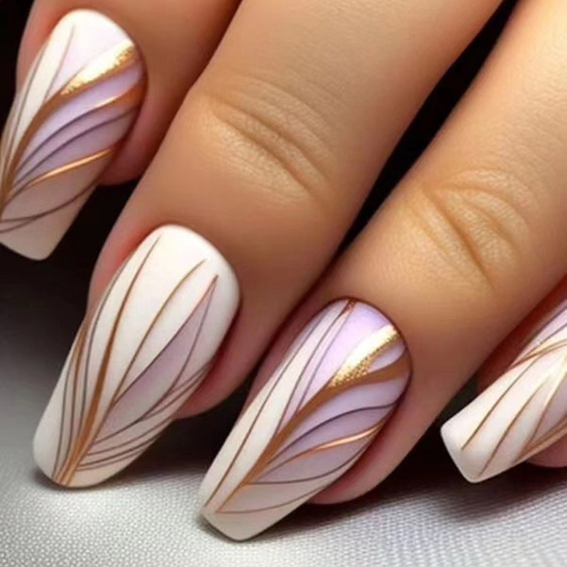 24 stuks korte balletvalse nag - Nail Art French Nails recensie en prijs
