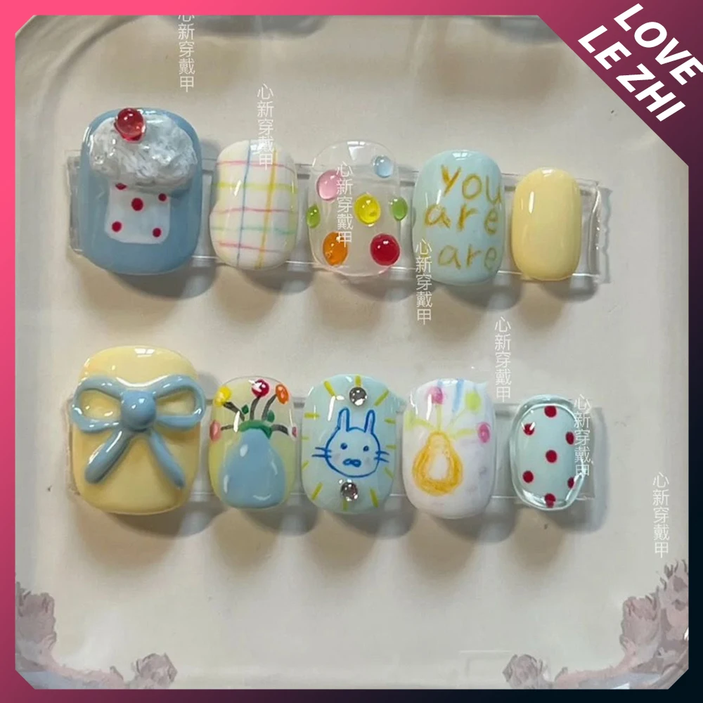 Diy korte ronde creativiteit g - Nail Art Xs recensie en prijs