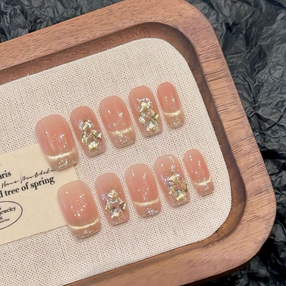 10 stuks gradient crème Franse - Nail Art Xs recensie en prijs