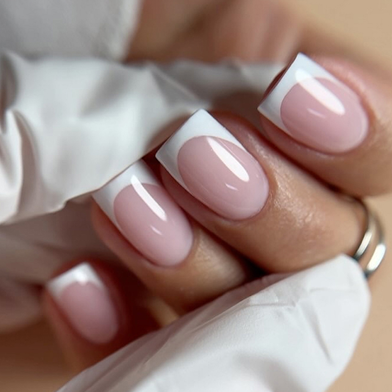 24 stuks eenvoudige witte Fran - Nail Art French Nails recensie en prijs