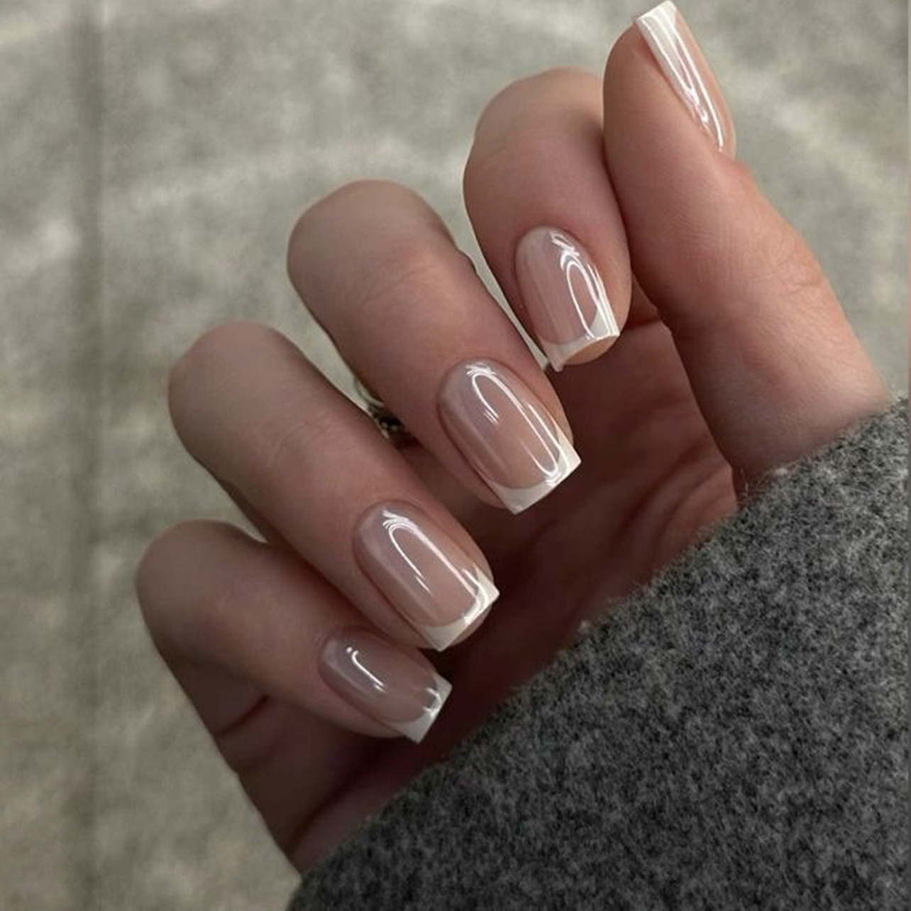24 stuks eenvoudige witte Fran - Nail Art French Nails recensie en prijs
