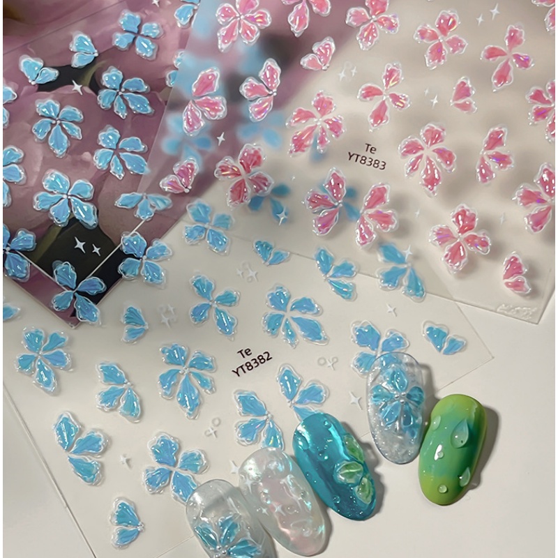 Ijs-transparant aanvoelende gr - Nail Art Ice Blue recensie en prijs