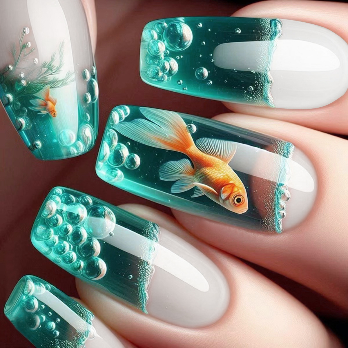 Franse nagels Druk op nagels A - Nail Art French Nails recensie en prijs