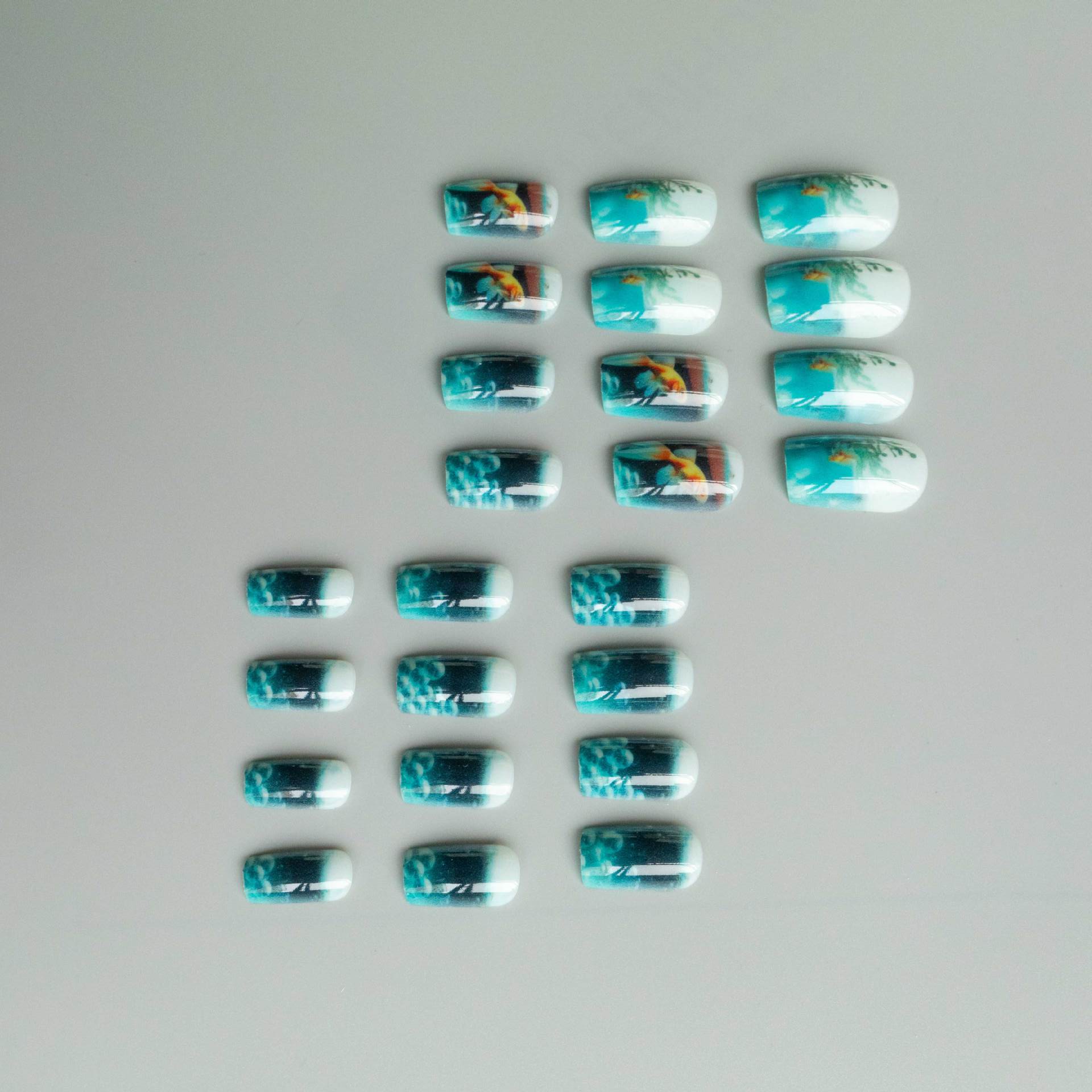 Franse nagels Druk op nagels A - Nail Art French Nails recensie en prijs