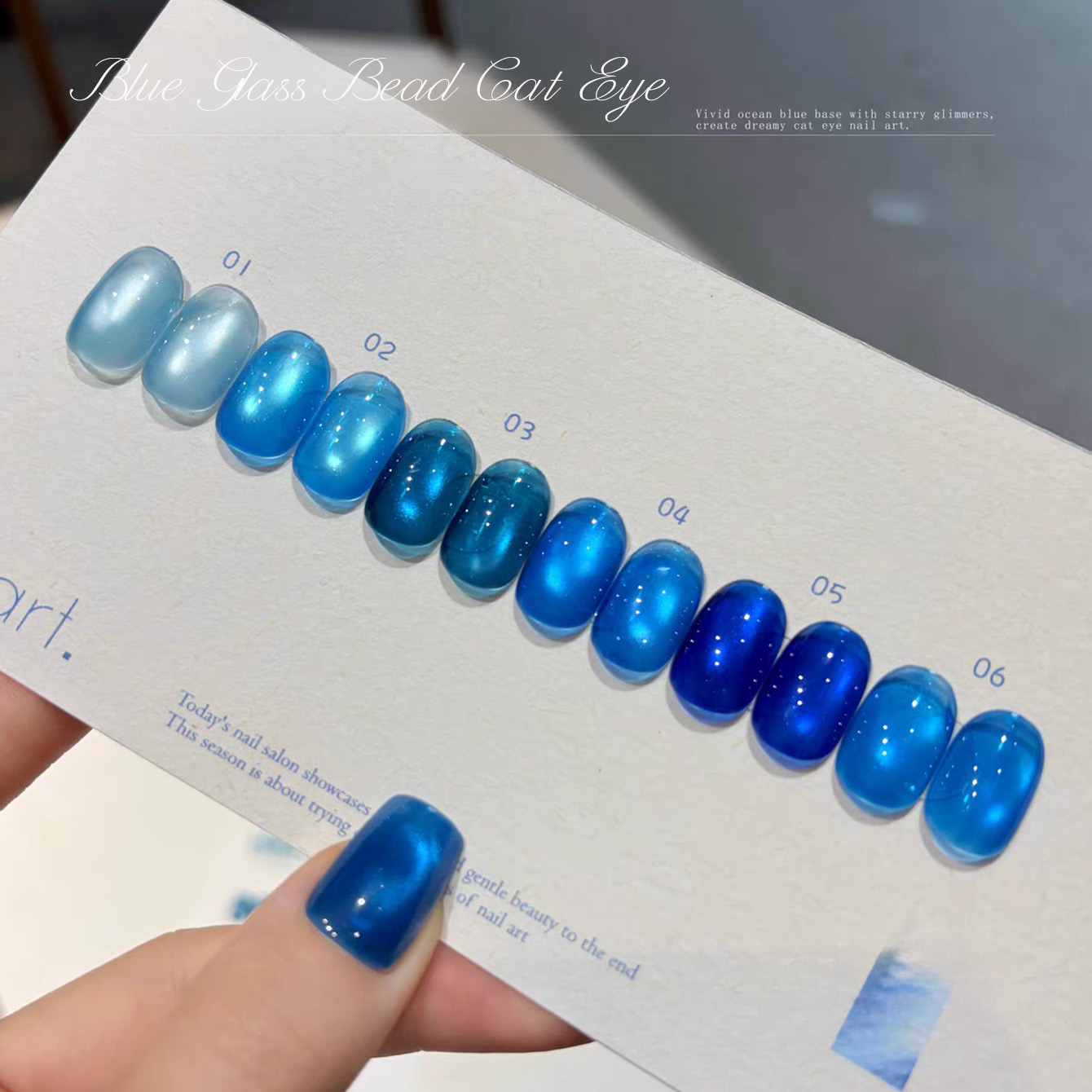 1 stuk TC Zomer Verlichtende B - Nail Art Ice Blue recensie en prijs