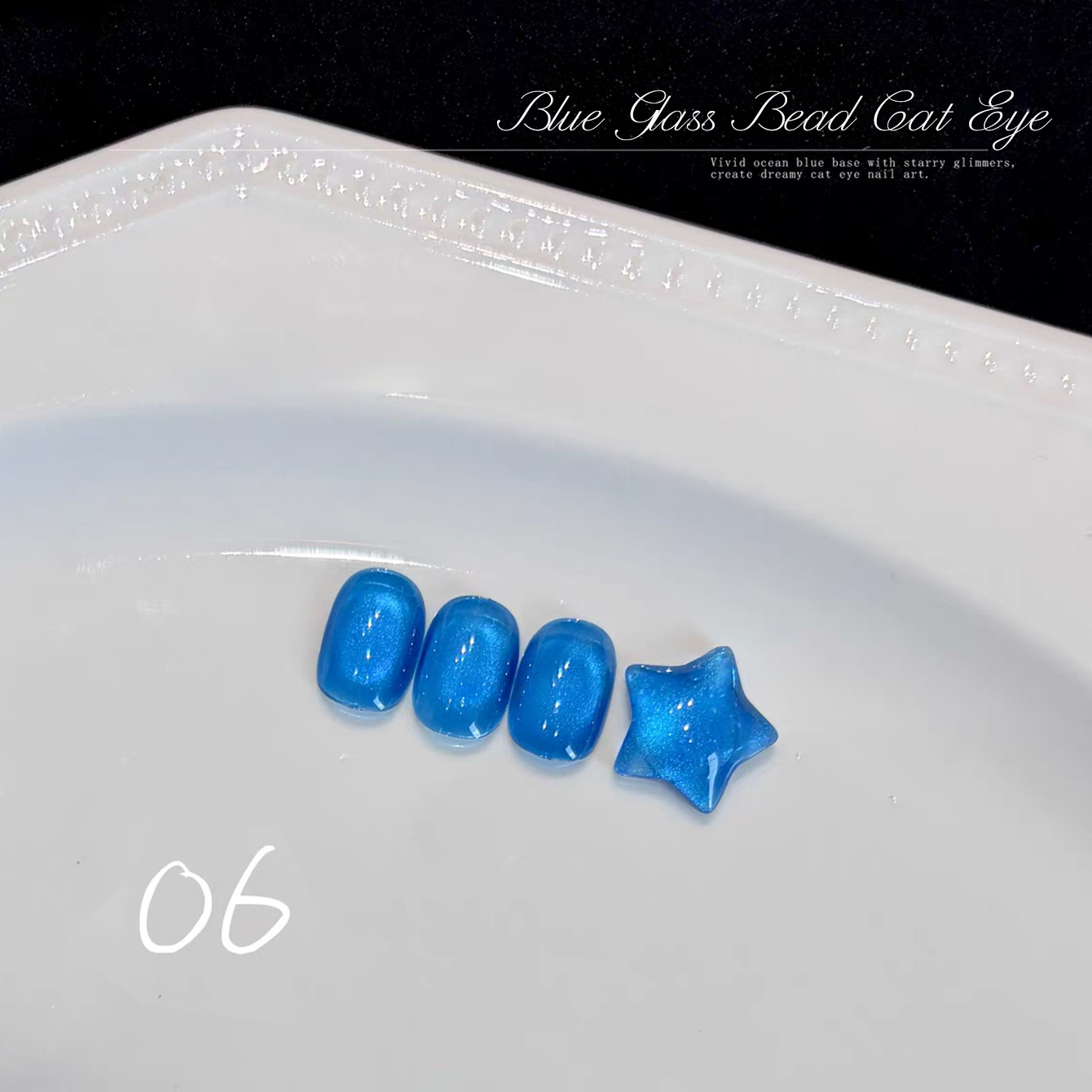 1 stuk TC Zomer Verlichtende B - Nail Art Ice Blue recensie en prijs