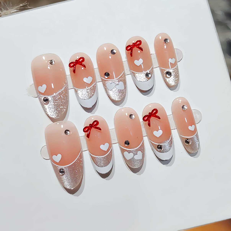 10 stuks Franse zoete, coole,  - Nail Art French Nails recensie en prijs