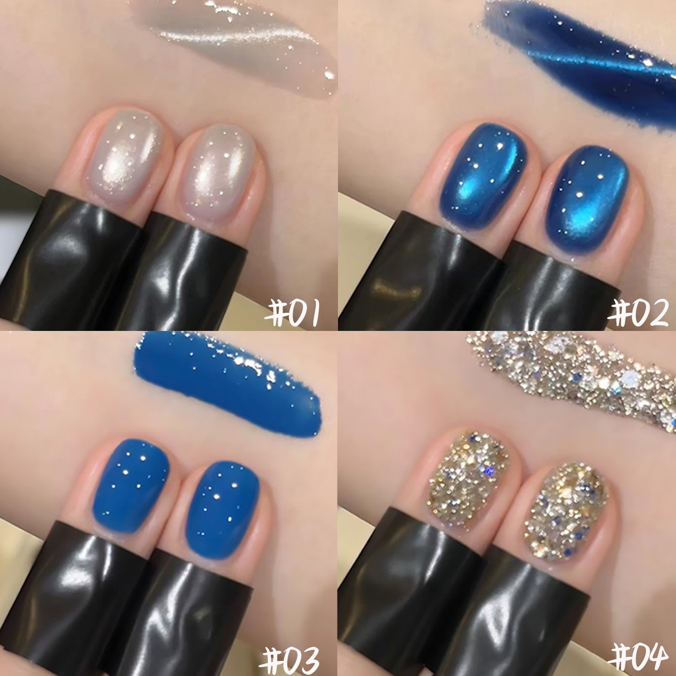 1 stuk PSK Zomer Populaire Blu - Nail Art Ice Blue recensie en prijs