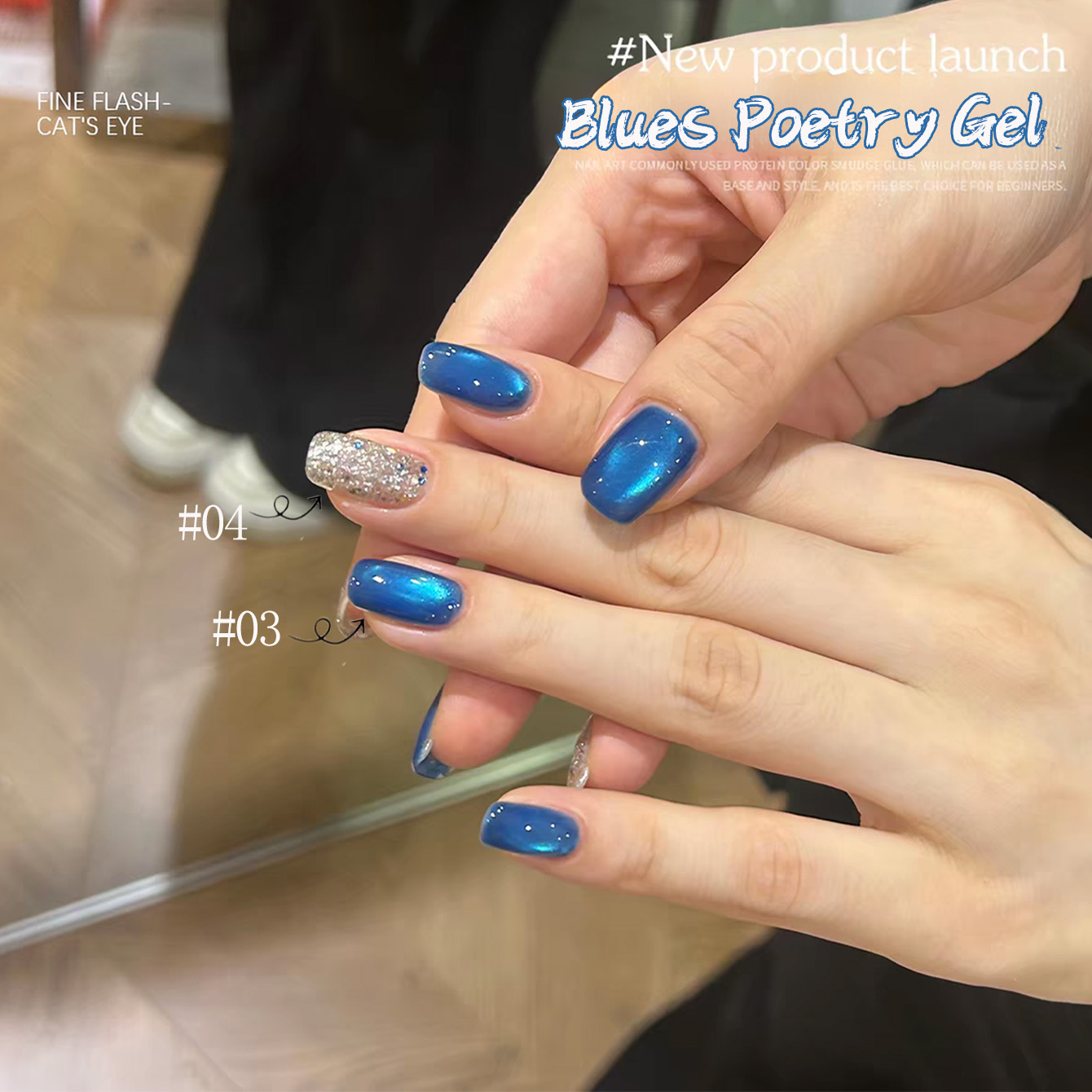 1 stuk PSK Zomer Populaire Blu - Nail Art Ice Blue recensie en prijs