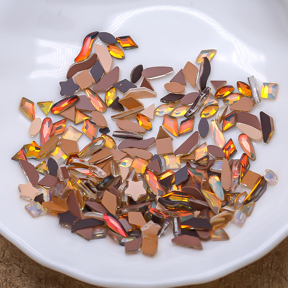 100 stuks mini maillard kleur  - Nail Art Xs recensie en prijs