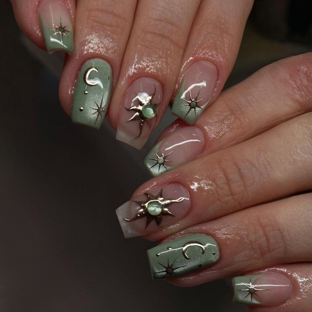 24 stuks afgewerkte nepnagels  - Nail Art French Nails recensie en prijs