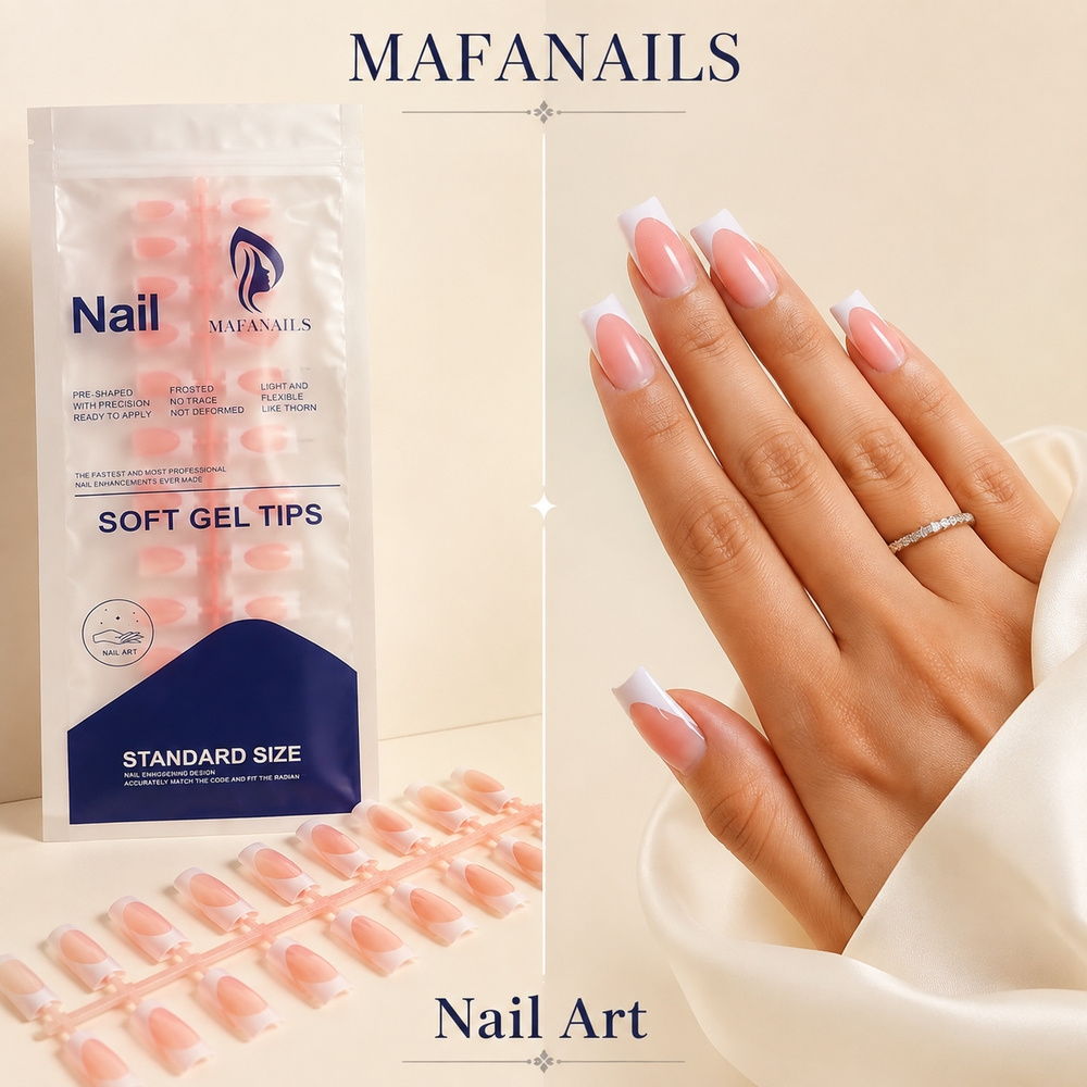 120 stuks flexibele zachte gel - Nail Art Pink Soft recensie en prijs