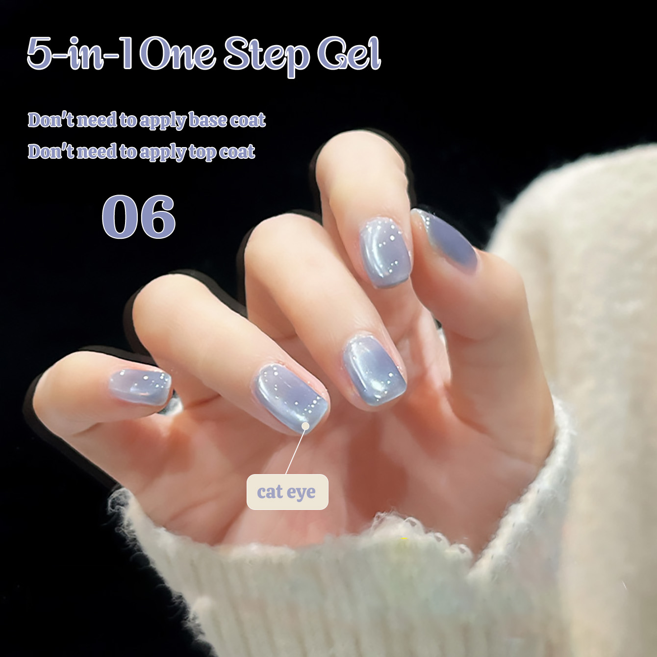 1 stuk TC Nieuwe 5-in-1 One-St - Nail Art Ice Blue recensie en prijs