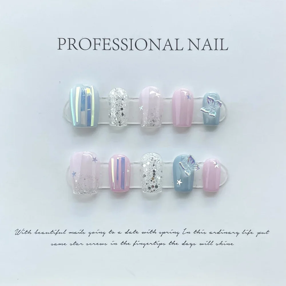 Handgemaakte Korte Kunstnagels - Nail Art Xs recensie en prijs