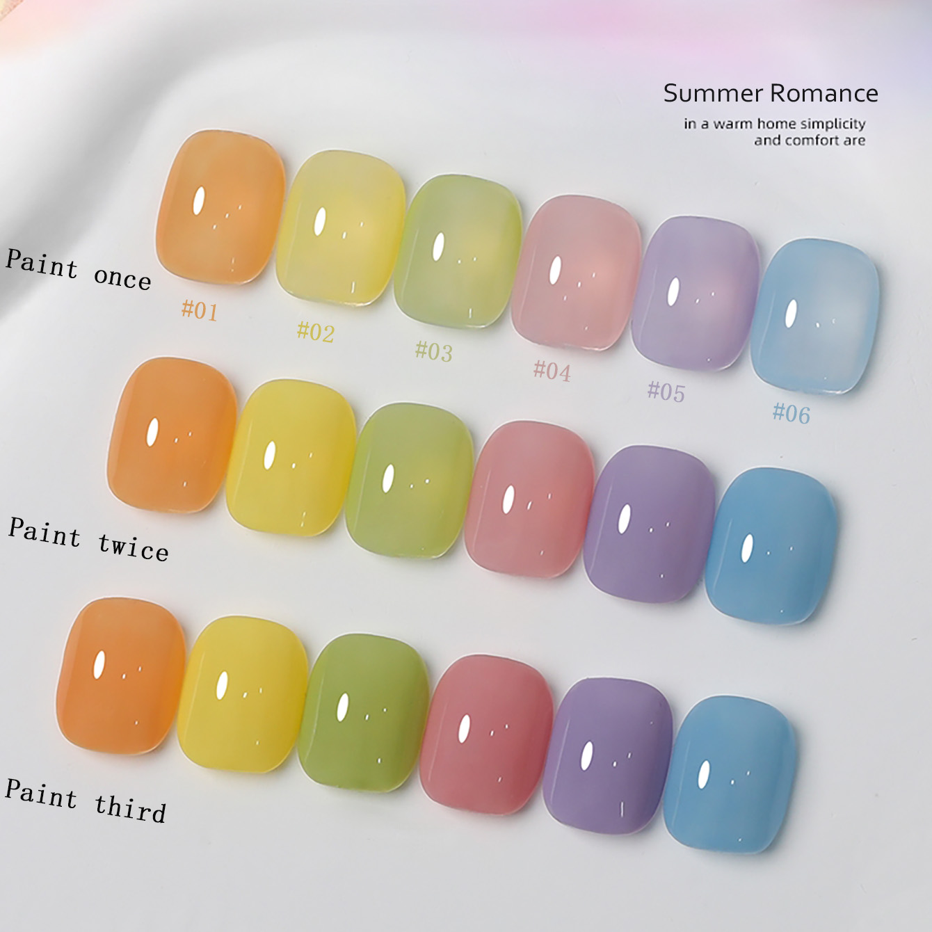 1-6 stuks PSK Nieuwe Macaron C - Nail Art Ice Blue recensie en prijs